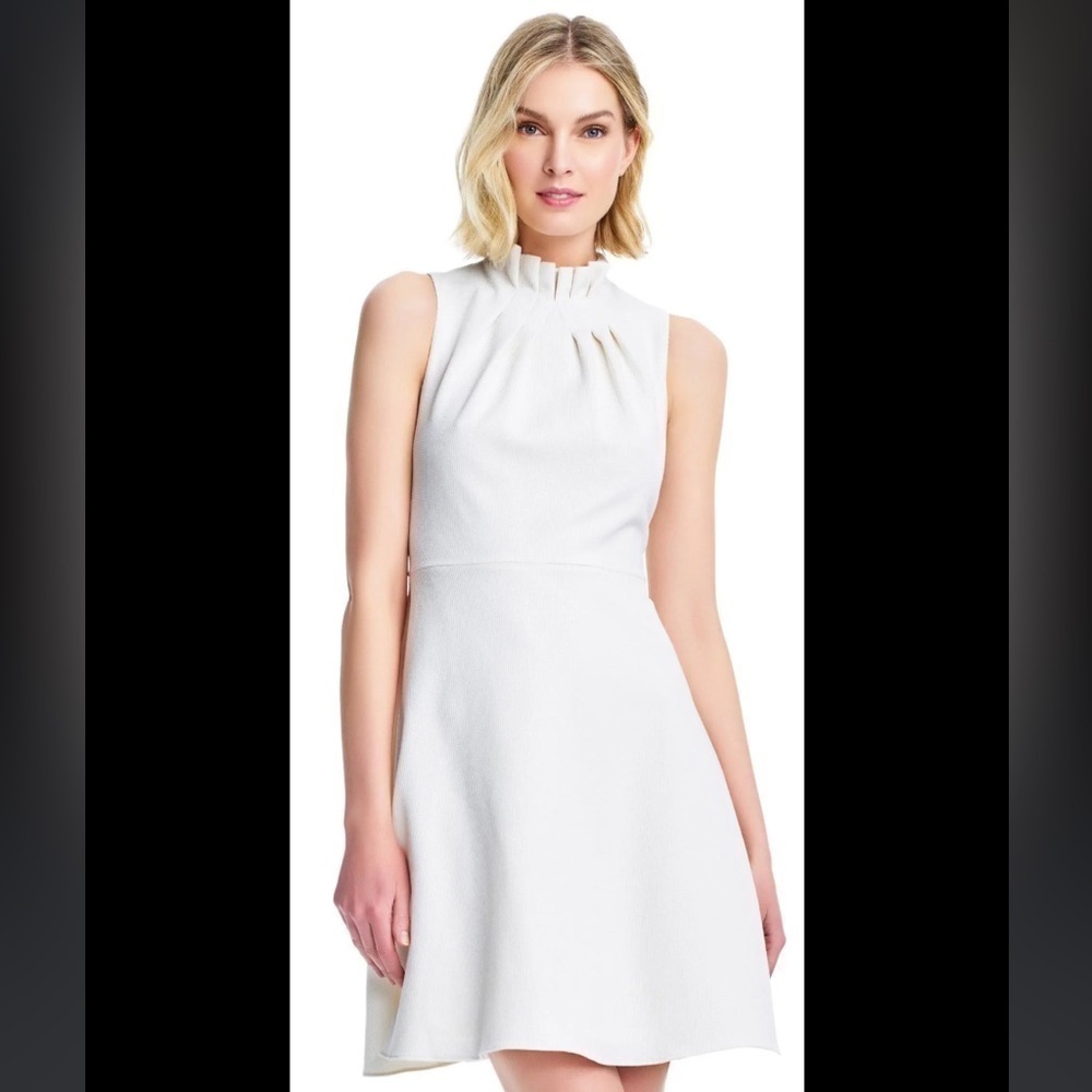Adrianna Papell Ruffle Neckline Fit and Flare Dress Dress size 4 - Picture 1 of 5